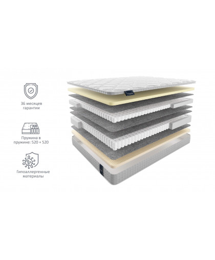 Матрас IMPERO DOUBLE 80x190